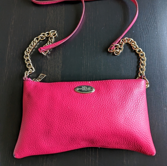 Coach Bags Coach Pebbled Leather Quinn Crossbody Bag In Pink Poshmark